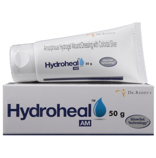 HYDRROHEAL-AM CREAM 50GM (Amorphous Hydrogel Wound Dressing with Colloidal Silver)