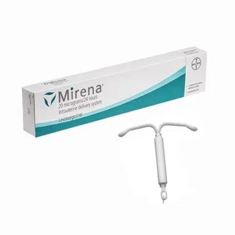 MIRENA (2) 1 KIT (Levonorgestrel (intrauterine delivery system) 52mg)