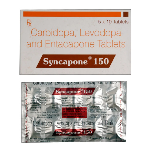 SYNCAPONE 10TAB (Levodopa 150mg, Carbidopa 37.5mg, Entacapone 200mg)