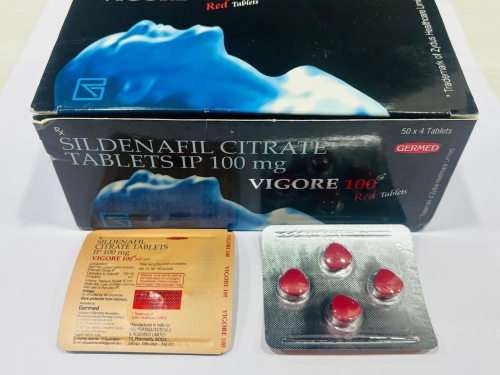 VIGORE-100 RED TABLET 50X4TAB (Sildenafil 100mg)