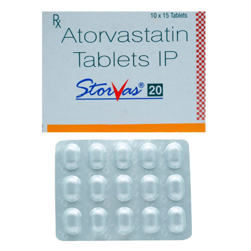 STORVAS 15TAB (Atorvastatin 20mg)