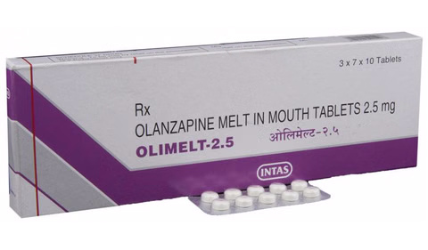OLIMELT 10TAB (Olanzapine 2.5mg)