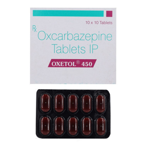 OXETOL 450, 10X10TAB (Oxcarbazepine 450 mg)