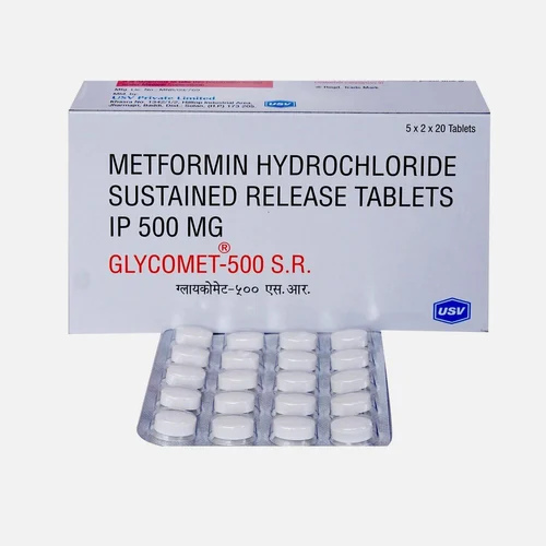 GLYCOMET SR 200 TABLET (METFORMIN 500MG)