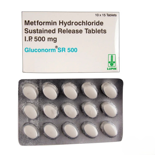 GLUCONORM SR 150TABLET (METFORMIN 500MG)