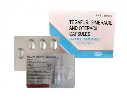 S-ONE TRIO-20 6X7CAP (Gimeracil, Oteracil, Tegafur )