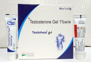 TESTOHEAL GEL 10шт. (Тестостерон 1%)
