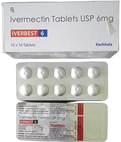 IVERBEST 6, 100TAB (Ivermectin Tablets 6 Mg)