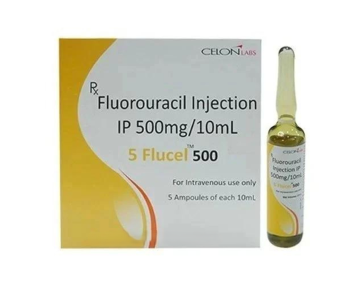 5 FLUCEL 500, injection 5X10ml (Fluorouracil 500mg)