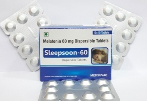 SLEEPSOON-60, 100таб. (Мелатонин 60мг)