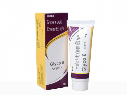 GLYCO-6 CREAM 30GM (Glycolic Acid 6 ww) In a Cream Base