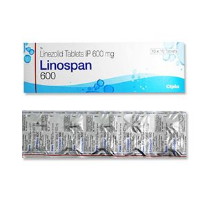 LINOSPAN-600 100tab  (Linezolid 600mg)
