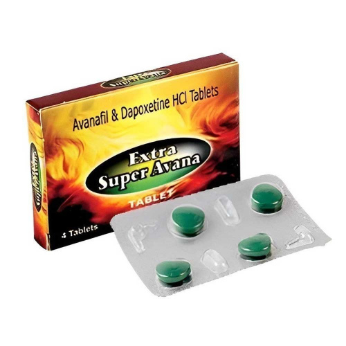 EXTRA SUPER AVANA 4TAB (Avanafil 200mg, Dapoxetine 60mg)