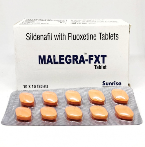 MALEGRA FXT 10X10TAB (Sildenafil 100mg with Fluoxetine 40mg)