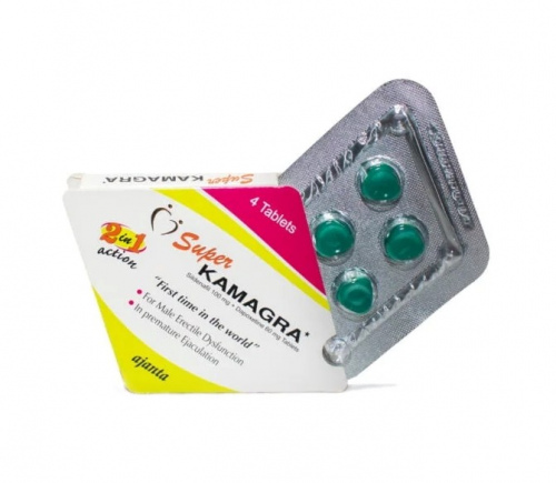 SUPER KAMAGRA 1X4TAB (Sildenafil 100mg)