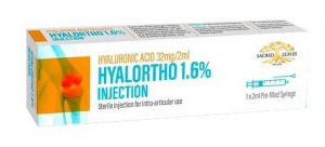 HYALORTHO 1.6% 1амп (Гиалуроновая кислота 1.6%)