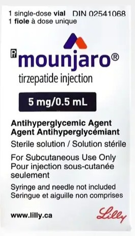 MOUNJARO 1 INJ (Tirzepatide 5mg 0.5ml)