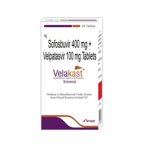VELAKAST  28TAB (Sofosbuvir 400mg, Velpatasvir 100mg)