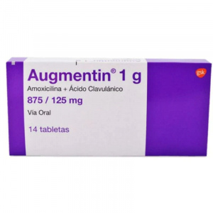 AUGMENTIN 10таб (Амоксициллин 875мг, Клавулановая кислота 125мг)