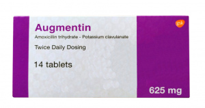 AUGMENTIN 10таб (Амоксициллин 500мг, Клавулановая кислота 125мг)