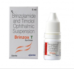 BRINZOX T EYE DROP 5 мл (Бринзоламид 1%, Тимолол 0.5%)