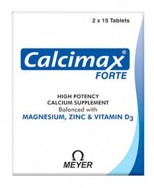 CALCIMAX FORTE 30 таб. (Кальций, Магний, Цинк, Витамин D3)