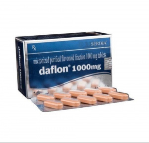 DAFLON-1000г 10 таб. (Диосмин 900мг, Гесперидин 100мг)