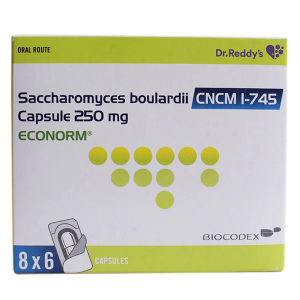 ECONORM 48капс (Saccharomyces boulardii 250мг)