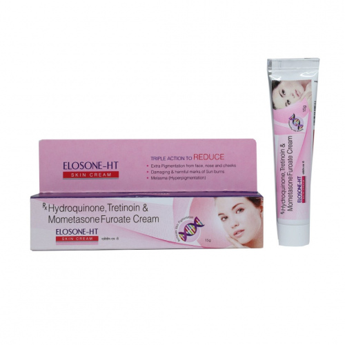 ELOSONE HT CREAM 15 GM (Hydroquinone 2 ww, Mometasone 0.1 ww, Tretinoin 0.025 ww)